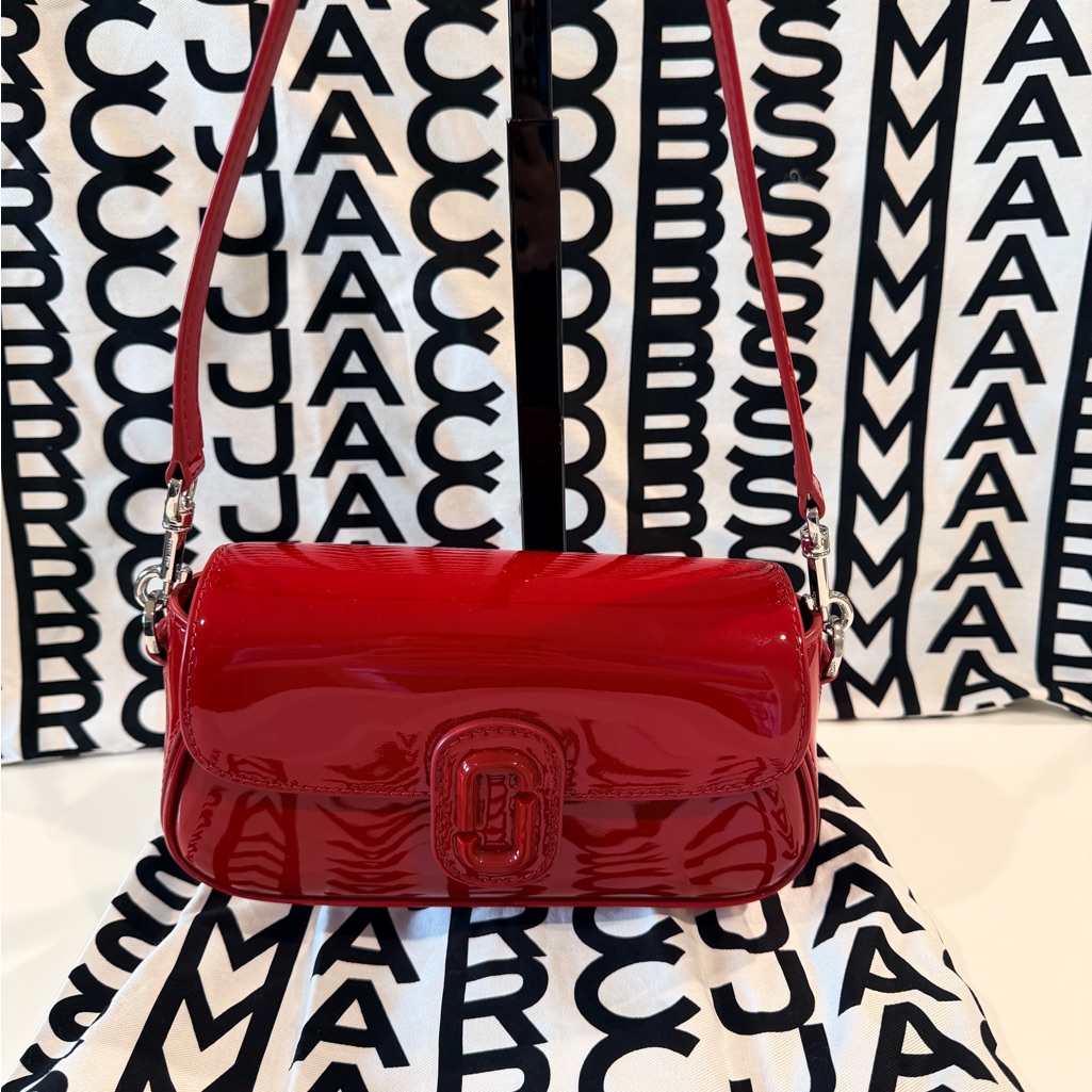 Marc Jacobs Red Patent Leather Clover (Rare)